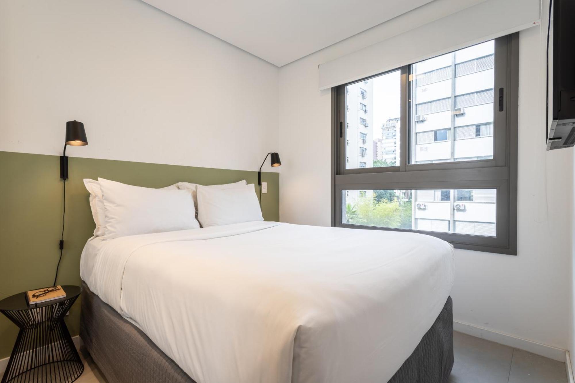 סאו פאולו Predio Residencial Moderno Proximo Ao Parque Do Ibirapuera - Next Vila Nova חדר תמונה