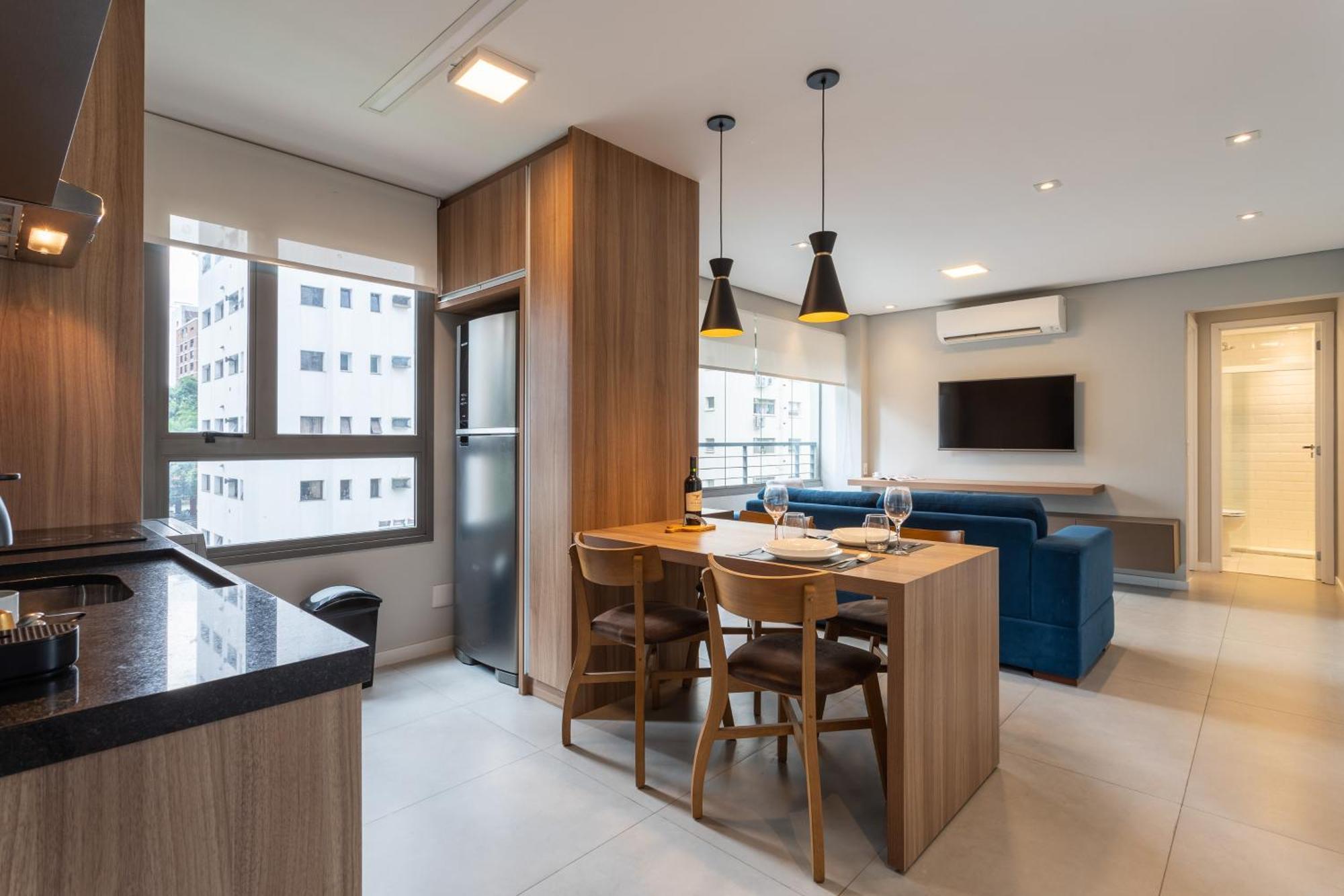 סאו פאולו Predio Residencial Moderno Proximo Ao Parque Do Ibirapuera - Next Vila Nova חדר תמונה