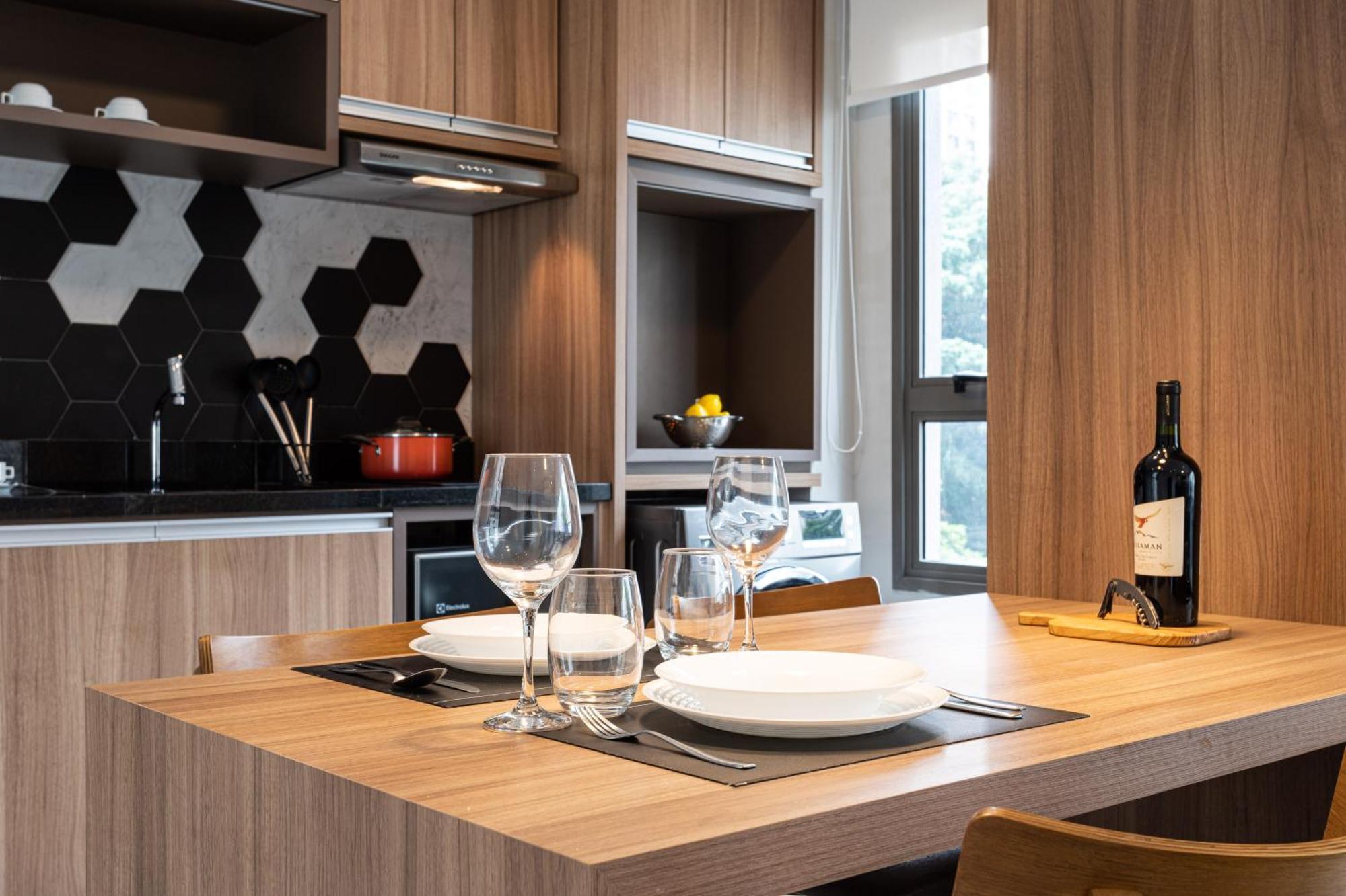 סאו פאולו Predio Residencial Moderno Proximo Ao Parque Do Ibirapuera - Next Vila Nova חדר תמונה