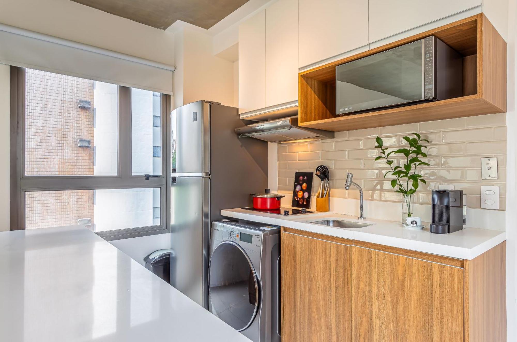 סאו פאולו Predio Residencial Moderno Proximo Ao Parque Do Ibirapuera - Next Vila Nova חדר תמונה