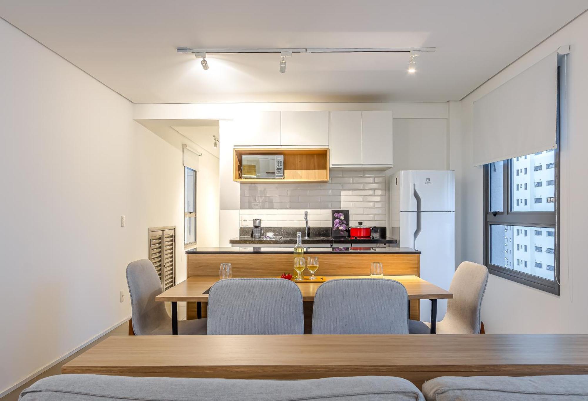 סאו פאולו Predio Residencial Moderno Proximo Ao Parque Do Ibirapuera - Next Vila Nova חדר תמונה