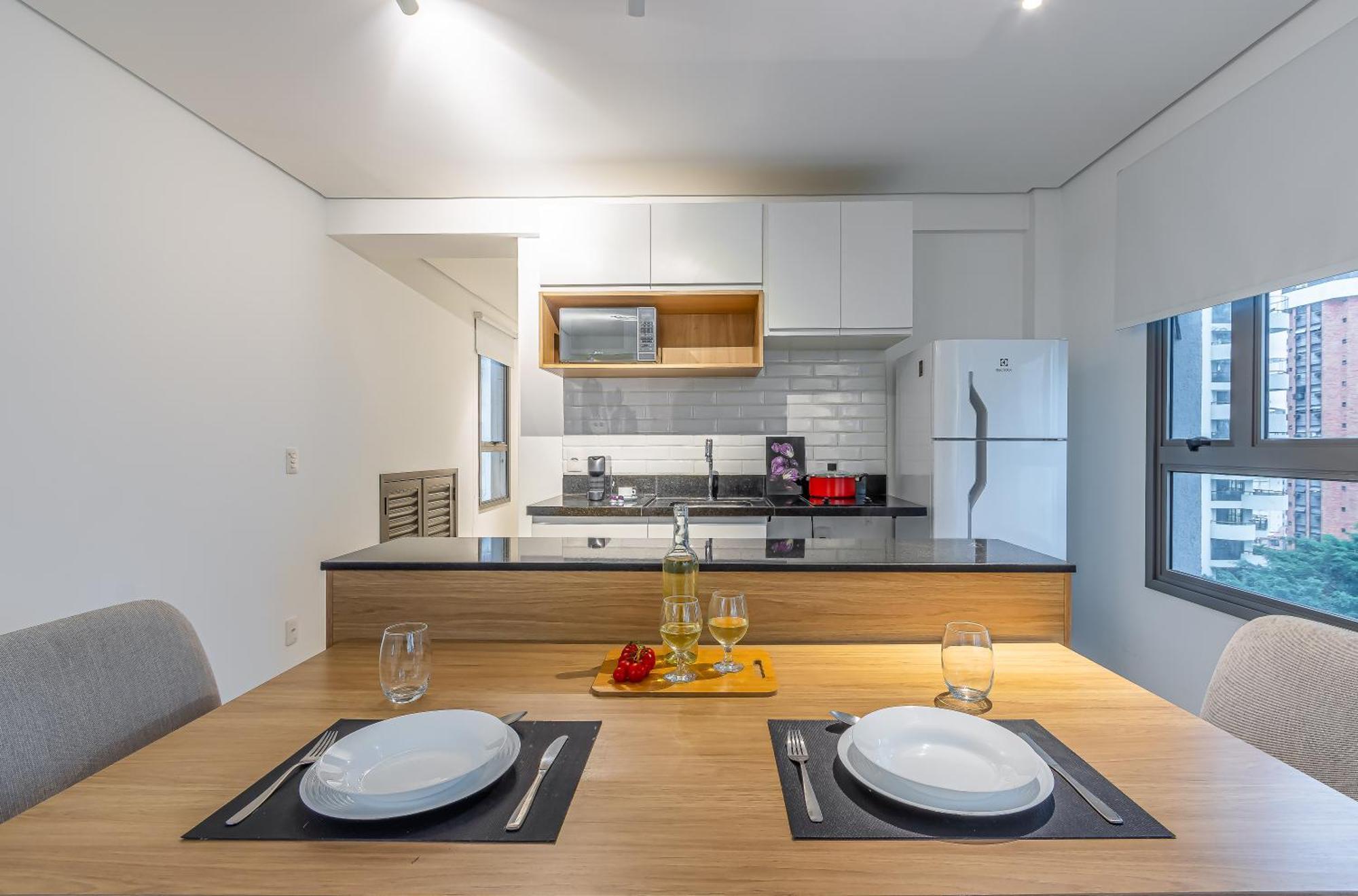 סאו פאולו Predio Residencial Moderno Proximo Ao Parque Do Ibirapuera - Next Vila Nova חדר תמונה