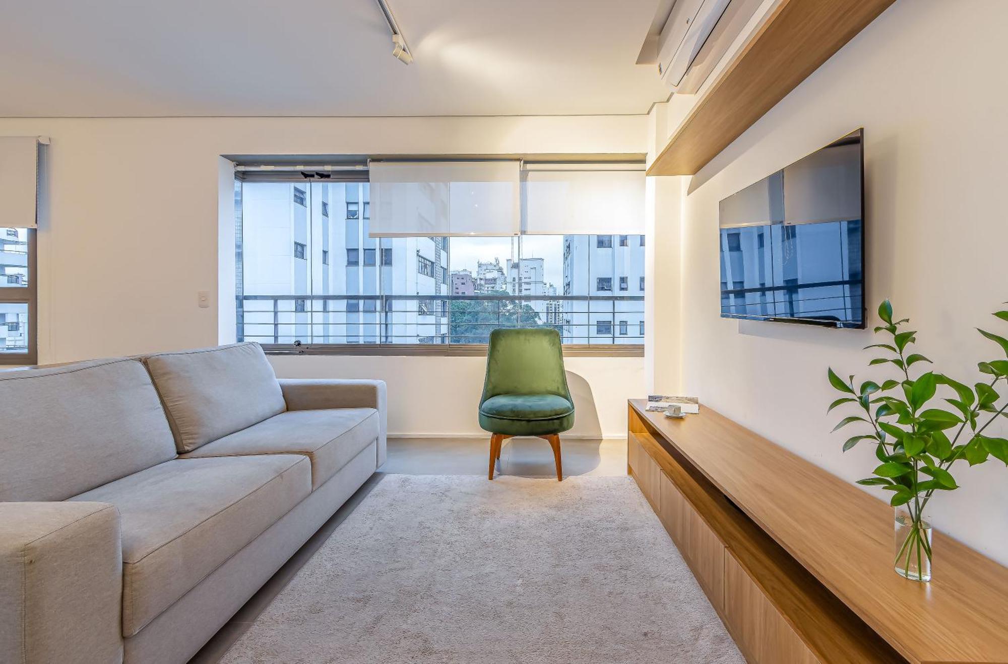 סאו פאולו Predio Residencial Moderno Proximo Ao Parque Do Ibirapuera - Next Vila Nova חדר תמונה