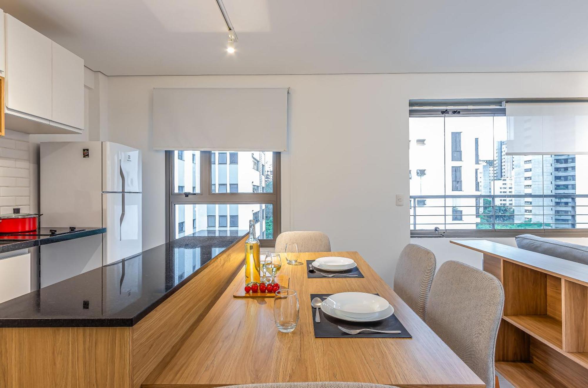 סאו פאולו Predio Residencial Moderno Proximo Ao Parque Do Ibirapuera - Next Vila Nova חדר תמונה