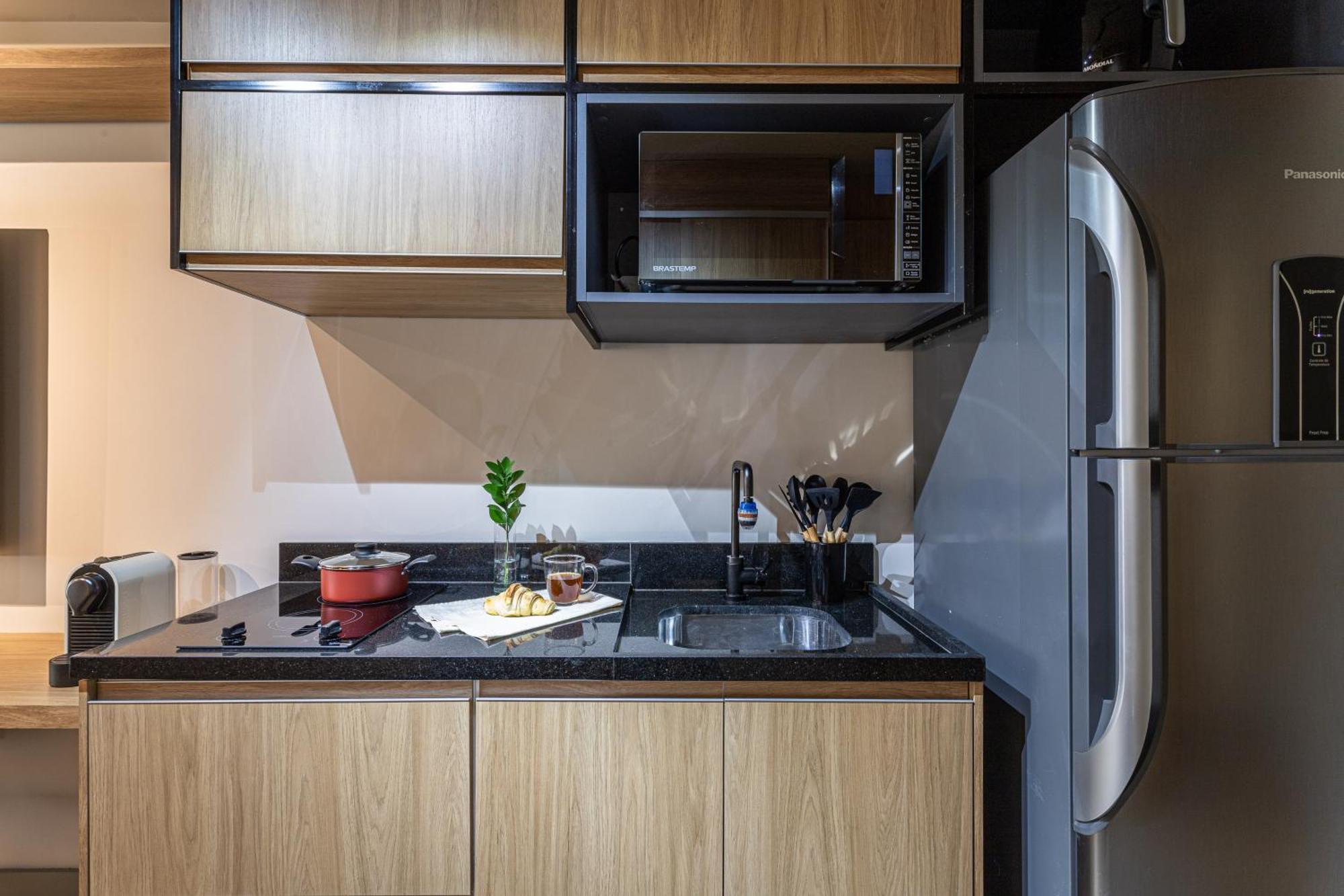 סאו פאולו Predio Residencial Moderno Proximo Ao Parque Do Ibirapuera - Next Vila Nova חדר תמונה